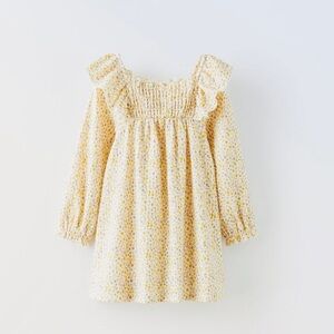 ZARA kids floral ruffle dress worn once